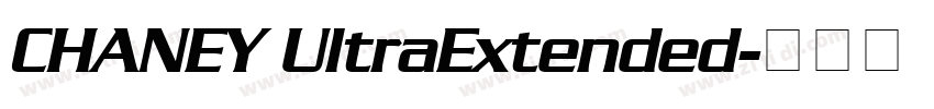 CHANEY UltraExtended字体转换